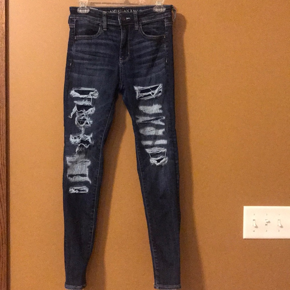 American eagle high rise jeggings size 4